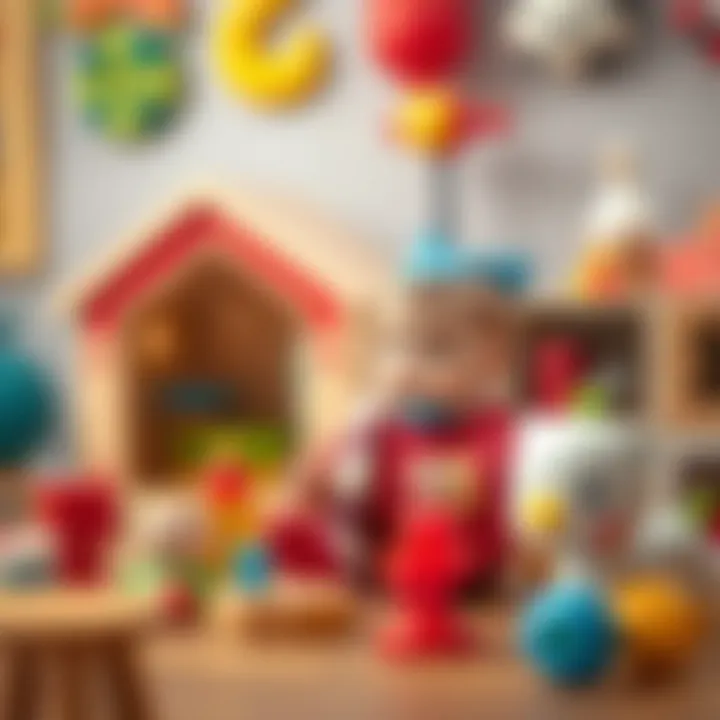 Educational toys that promote child development for infants.