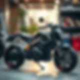 Electric toy motorcycle for children