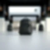 Elegant black school bag showcasing minimalist design