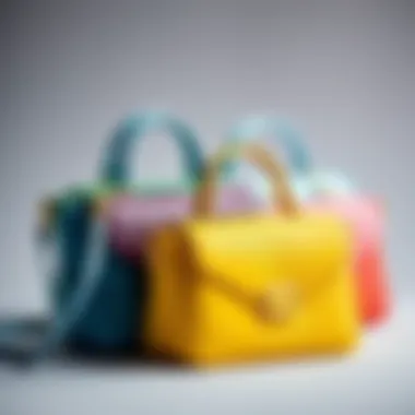 Stylish Color Options of Elsa Shoulder Bag Various stylish color options of the Elsa shoulder bag displayed together