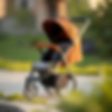 Comfortable stroller design with cushioning