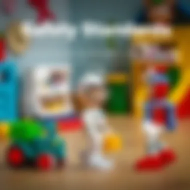 An informative graphic depicting safety standards for children's toys.