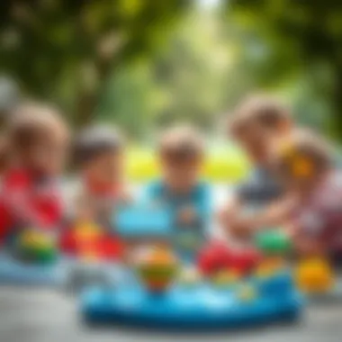 Children playing cooperatively with Erkol toys