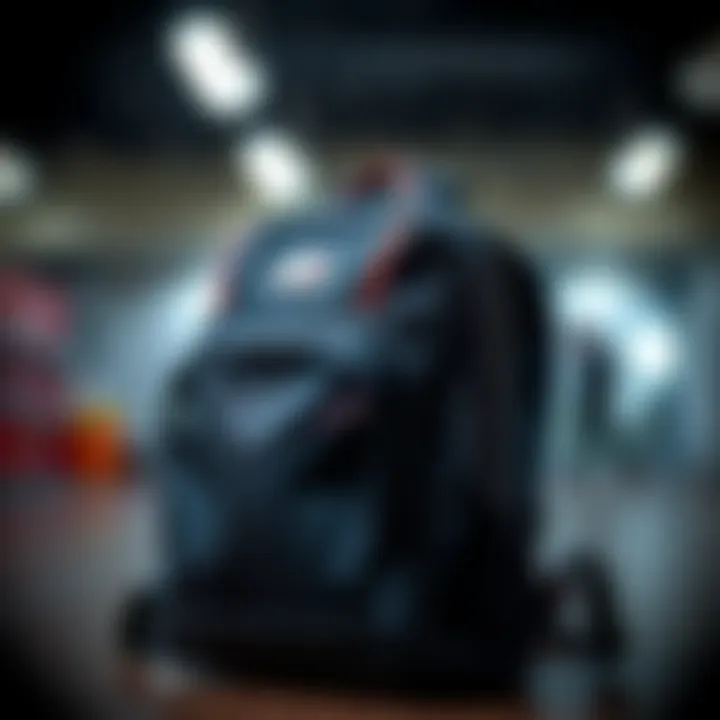 Functional features of a black school bag for everyday use