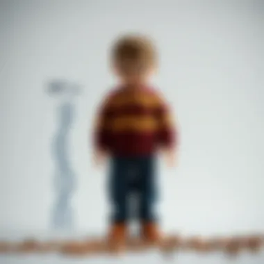 Visual representation of genetic factors influencing height in children.