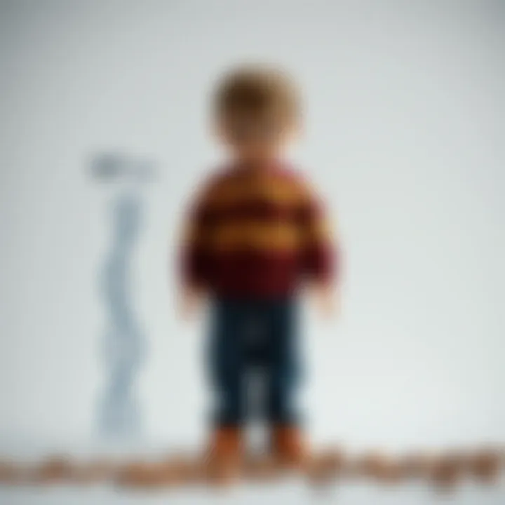 Visual representation of genetic factors influencing height in children.