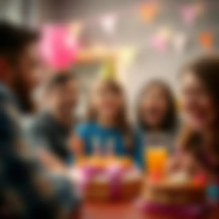 Girl enjoying her birthday celebration