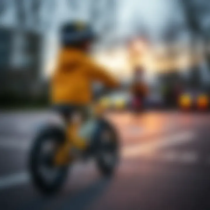 Safety gear for children riding balance bikes