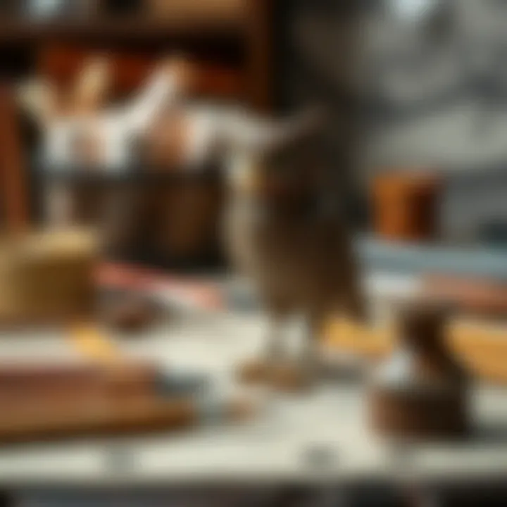 Tools and materials for drawing the Harry Potter owl