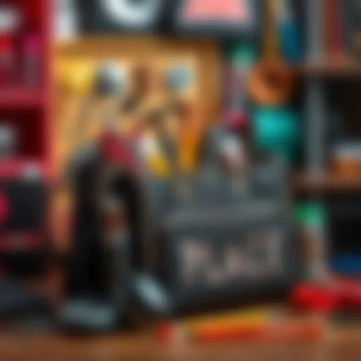 Versatile hobby bag designed for crafting materials