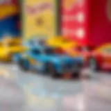 Classic Hot Wheels cars showcasing vibrant designs