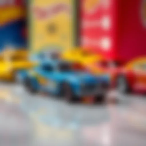 Classic Hot Wheels cars showcasing vibrant designs