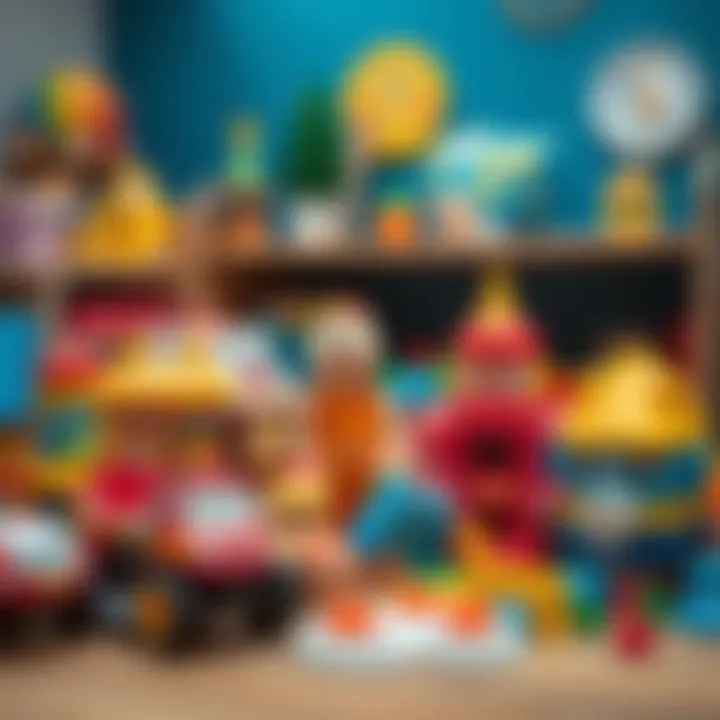 Diverse Educational Toy Selection A variety of educational toys suitable for different ages