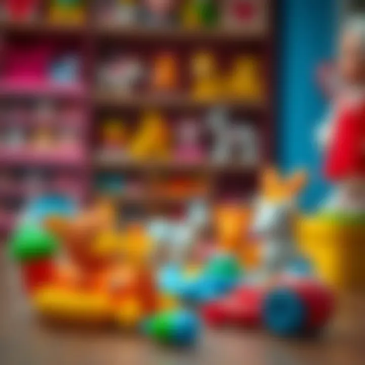 Parents discussing toy selection, highlighting important factors in choosing rose toys