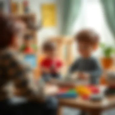 Interactive play therapy session