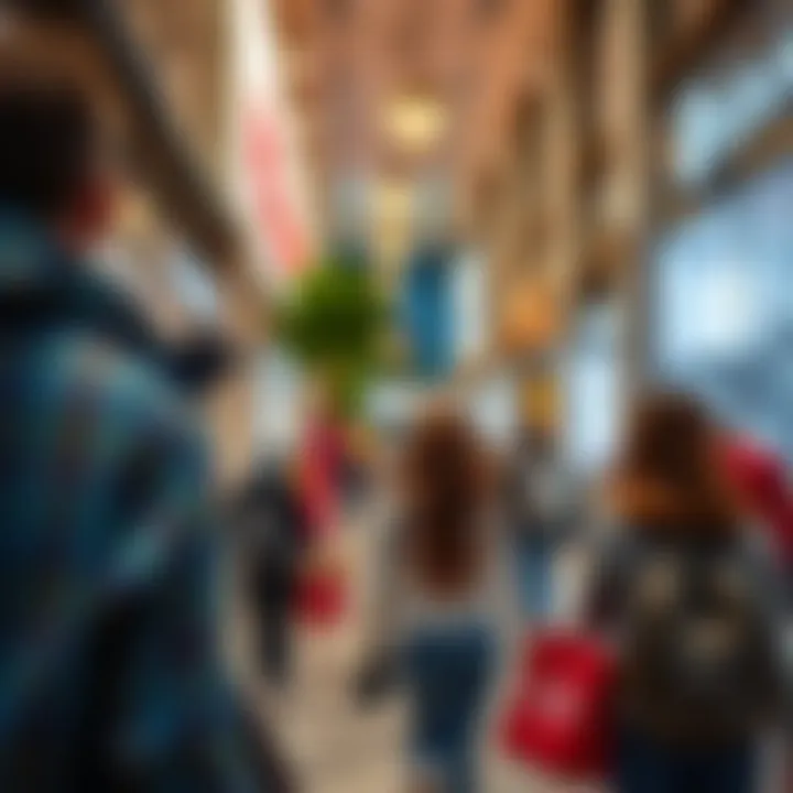 Shoppers enjoying the upscale stores and vibrant atmosphere in Istinye Park