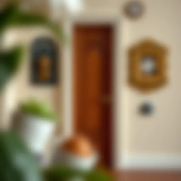 Psychological impact of decorative door accessories in home interior