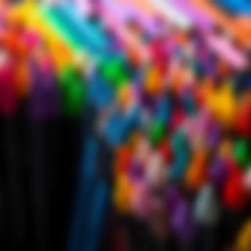 Vibrant Felt-Tip Pens Colorful felt-tip pens arranged in a vibrant display