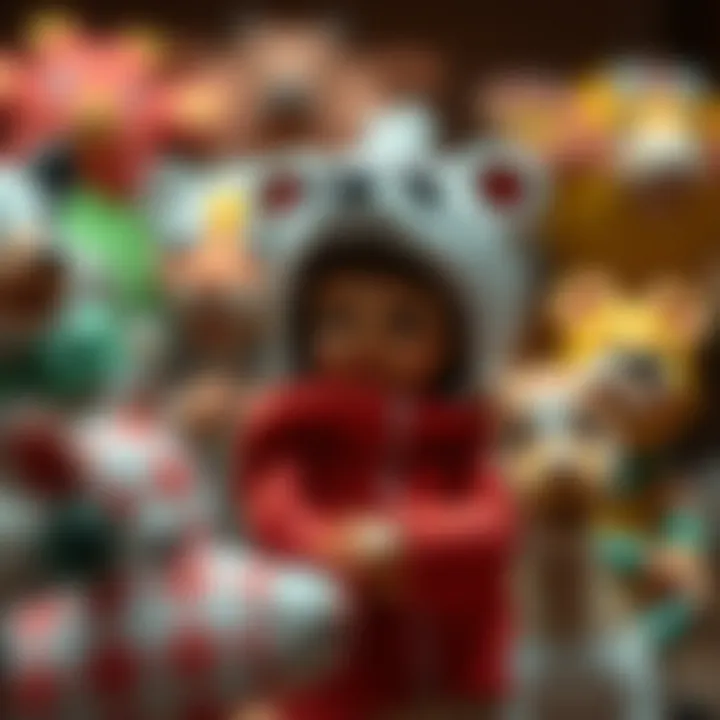 An imaginative scene of kids expressing emotions through animal art