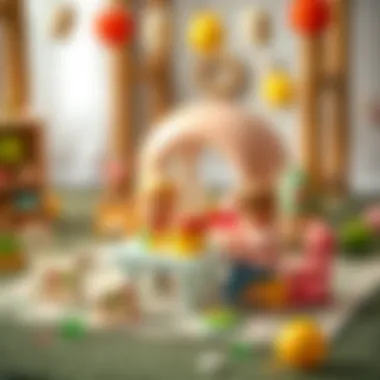 Safe and fun party setup for toddlers