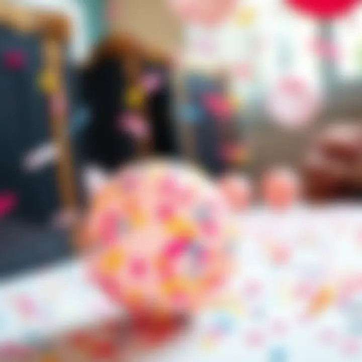 Safety guidelines for using confetti balloons at events