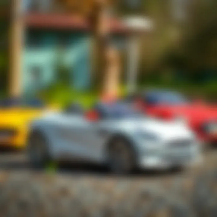 Different models of Kraft electric cars for children