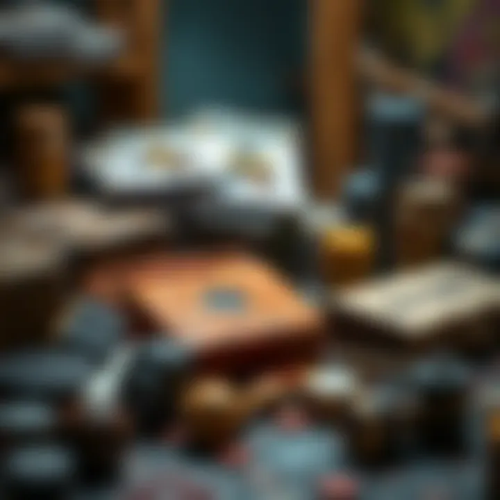 Selection of gaming materials