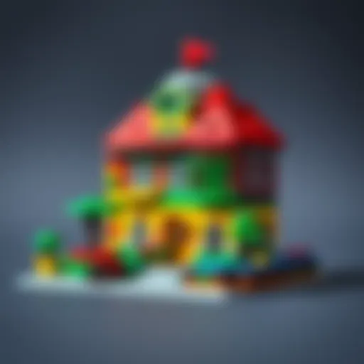 Lego 11023 set showcasing its colorful bricks and unique design