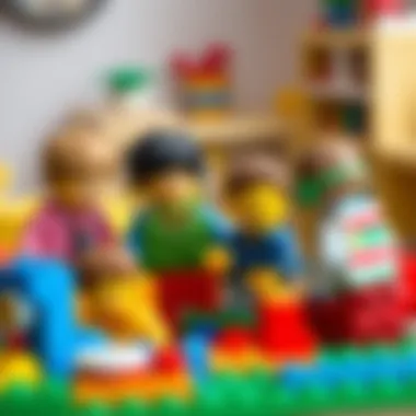 Cooperative Play Experiences Children engaging in cooperative play with DUPLO