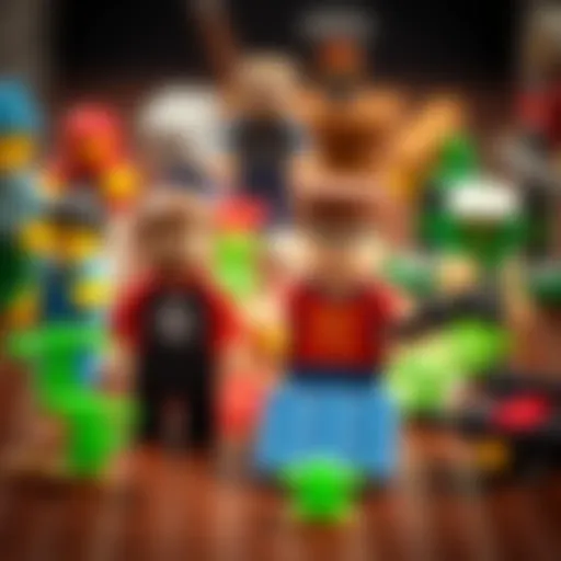 Creative Lego Minecraft Minifigures in Action