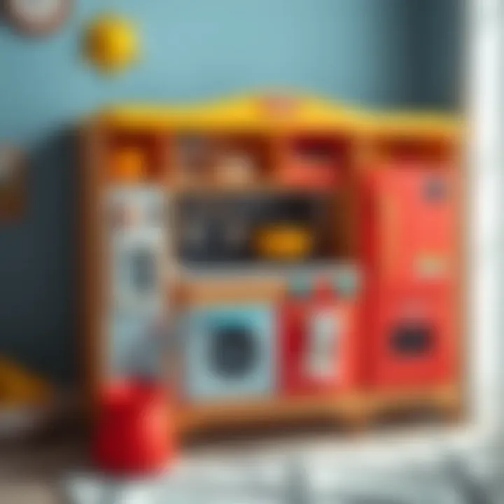 Safety Features of Little Tikes Kitchen Safety features highlighted in a Little Tikes kitchen set