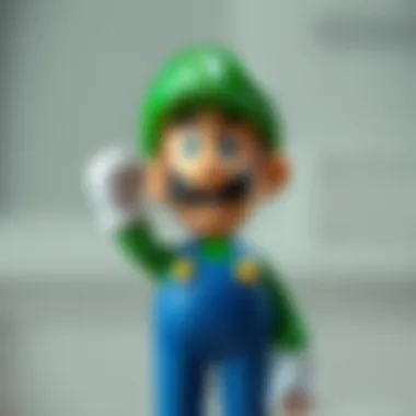 Luigi, Mario's brother, showcasing his unique traits