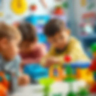 Children engaging in imaginative play with Migros Ayıcık