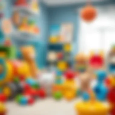 Diverse Range of Baby Toys A selection of colorful and safe baby toys