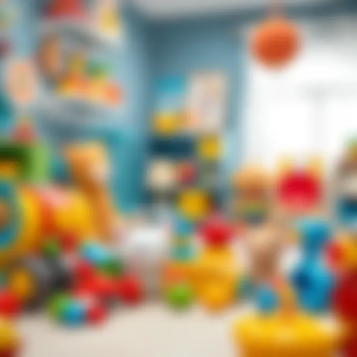 Diverse Range of Baby Toys A selection of colorful and safe baby toys