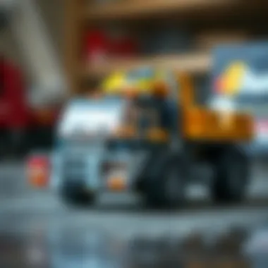 Motor skills development through Lego truck building