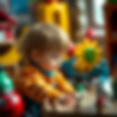 Exploration and Discovery in Play A child exploring their surroundings with curiosity