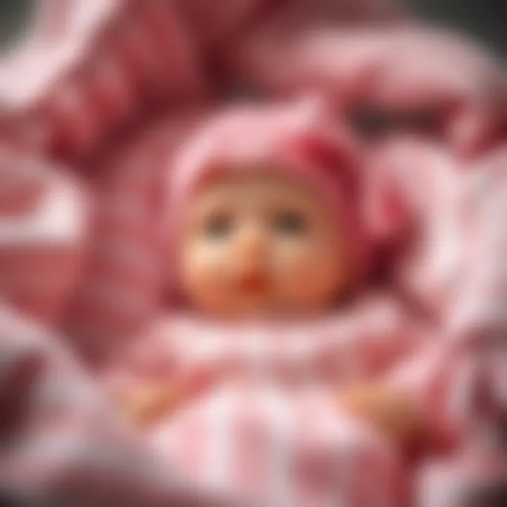 Soft fabrics ideal for newborn girl clothing