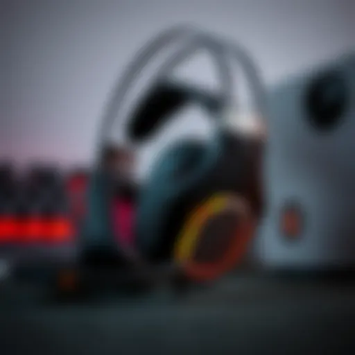 Advanced Design of Gaming Headsets High-quality gaming headset showcasing advanced design