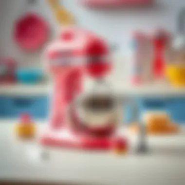 Educational benefits of a toy mixer set displayed