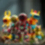 Imaginative Designs of Toy Robots Colorful toy robots with imaginative designs