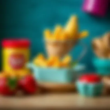 Safe and vibrant toy food accessories for kids