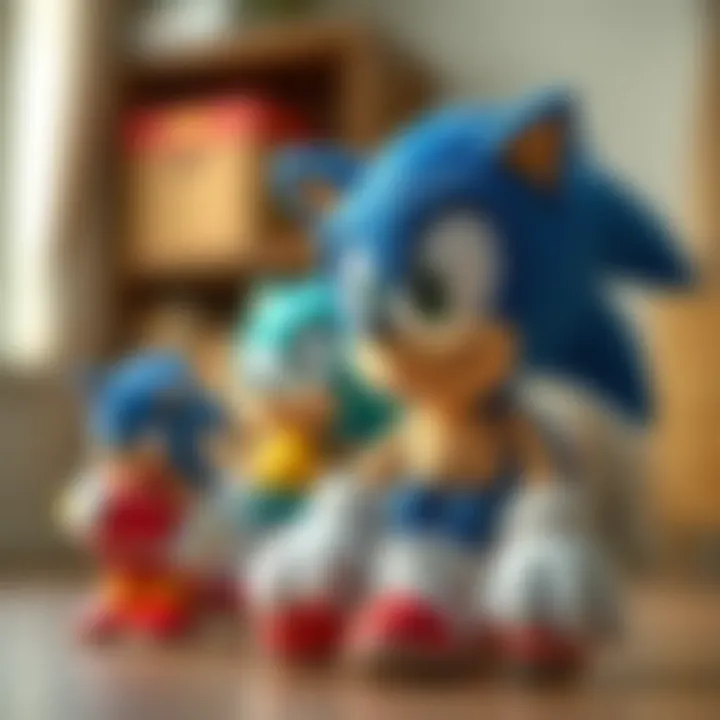 Parents considering educational benefits of Sonic plush toys for child development