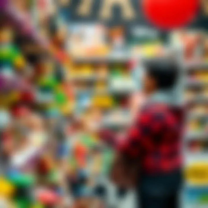 Informed Choices for Parents in the Disney Toy World Parents selecting Disney toys, emphasizing informed choices