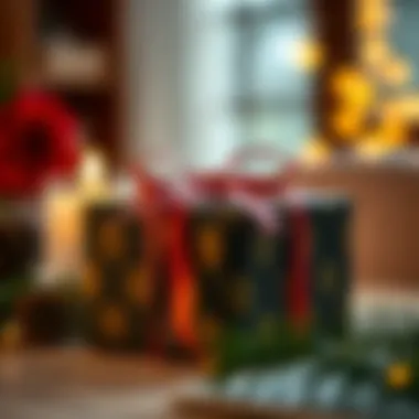 A thoughtful gift wrapped elegantly