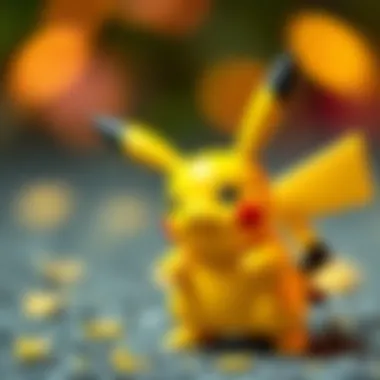 Pikachu character in vibrant colors