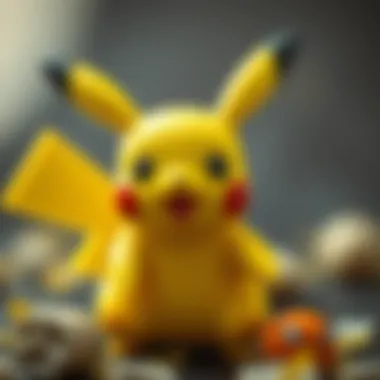 Artistic representation of Pikachu in pop culture