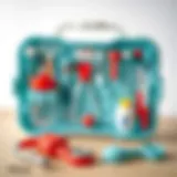 Pilsan doctor set with various medical tools for children