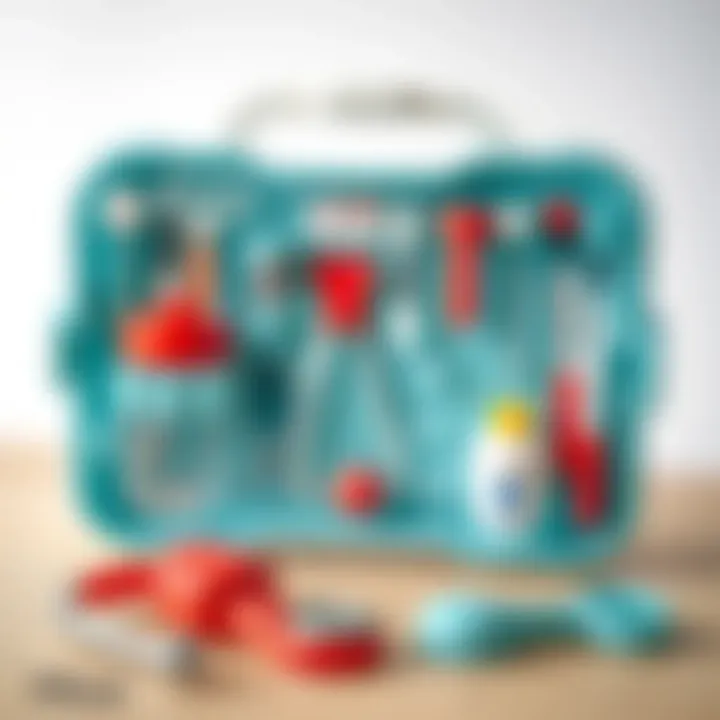 Pilsan doctor set with various medical tools for children