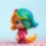 Polly Pocket character showcasing vibrant colors